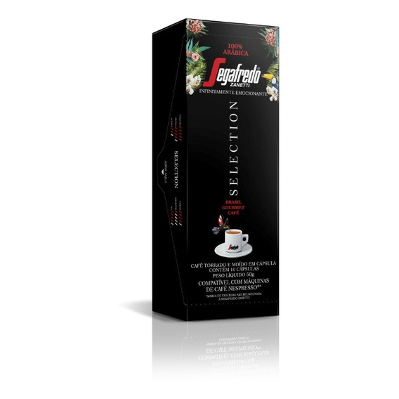 10 Capsulas Nespresso® Segafredo Selection Brasil Gourmet