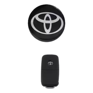 Emblema Resinado Auto Adesivo Para Chave Canivete Toyota