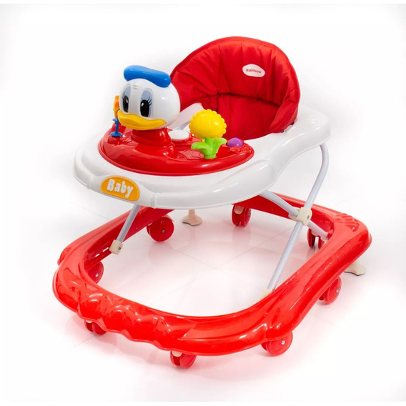 Andador Bebe Pato Rainbow Mecedor Luz Sonido Toys Palace