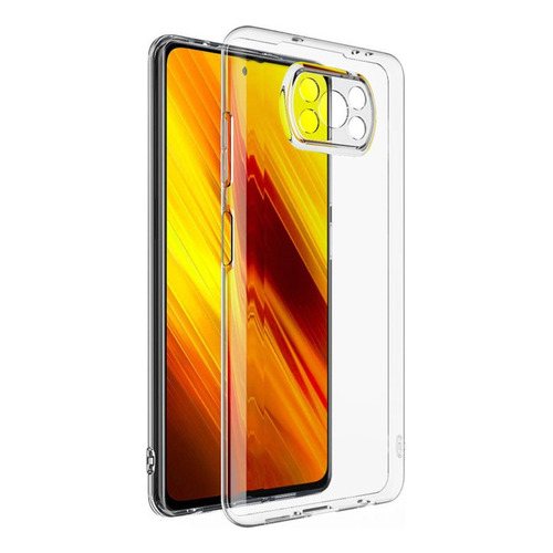 Carcasa Silicona Antigolpes Para Xiaomi Poco X3 Transparente Ct