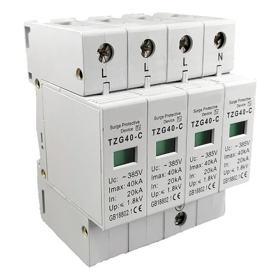 Supresor Picos Spd 3l+n Corriente Alterna Surge Protector 4p