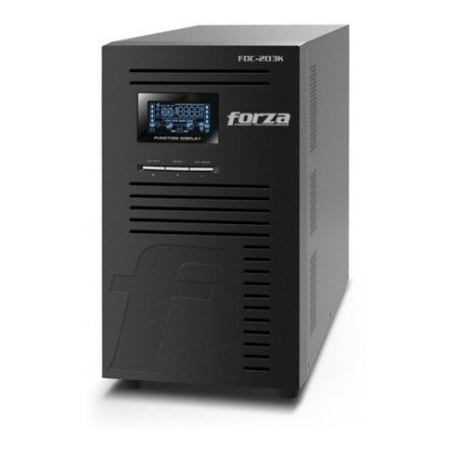 No Break Forza Fdc-103k 3000w 3000va 62v-150v 9 Contacto /vc Color Negro