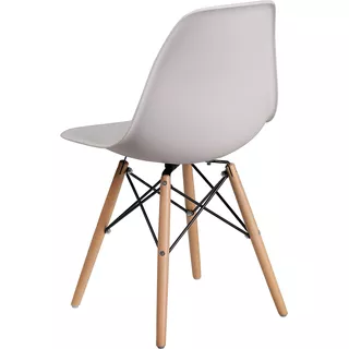 Silla De Comedor Eames Shopick, Color Blanco, 1 Unidad