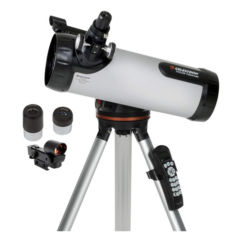 Celestron Astromaster - Telescopio Computarizado Color Plateado