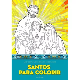 Livro Santos Católicos Moldes Para Pintar Bordar Estampar