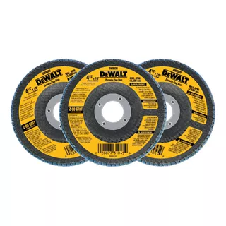  Disco Laminado Tela Zirconia 4-1/2  Dewalt Dw8309 - 3 Pzas