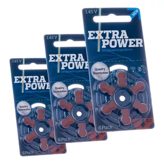 Extrapower 312 / Pr41 - 18 Baterias Para Aparelho Auditivo