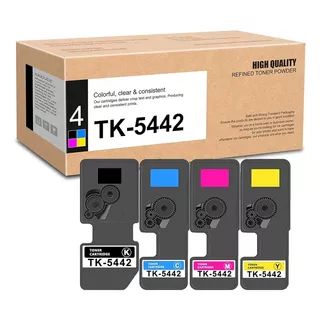 Kit 4 Toner Compatible Con Kyocera Tk-5442 Ecosys Pa2100