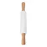 Palote De Amasar Silicona Y Madera 38 Cm Selecta Soft Blanco