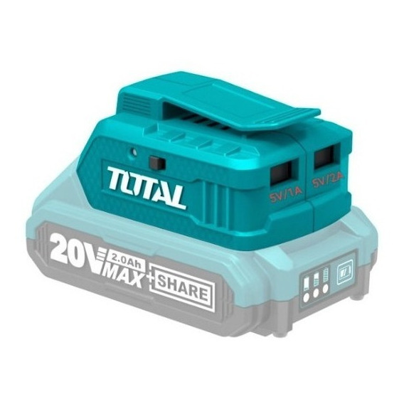 Cargador De Batería 20v Usb Inalámbrico Total Tucli2001