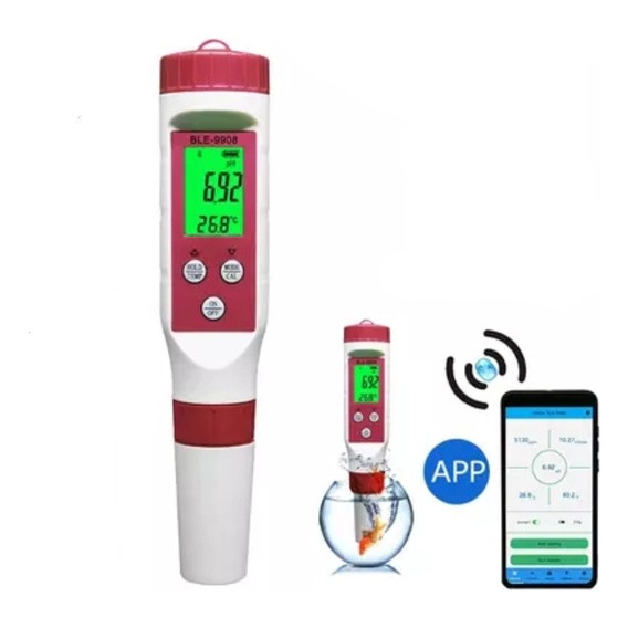 Medidor Multifuncional 4 En 1 Ph,ec,tds Y Temp.con Bluetooth