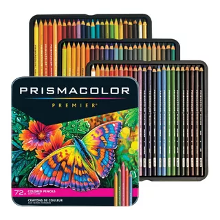 Colores Prismacolor Premier Profesionales Suaves 72 Piezas 