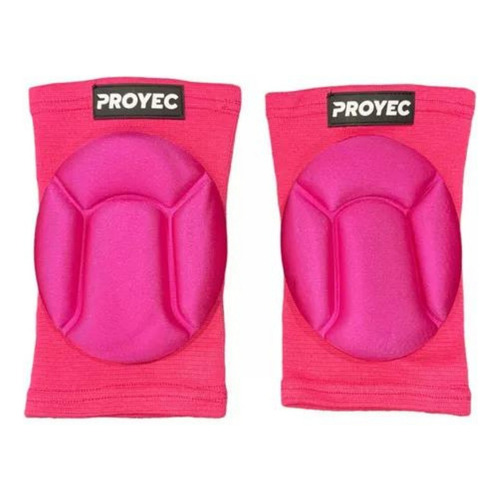 Rodillera Alto Impacto Acolchadas Voley Patin Arquero Proyec Color Rosa Chicle Talle L