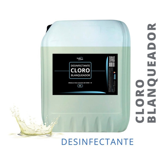 Blanqueador & Cloro Desinfectante Concentrado Bio 20lt