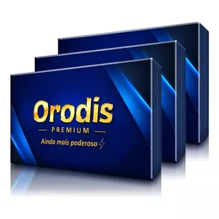 Suplemento Em Comprimidos Orodis  Premium Orodis Premium Sublingual Em Caixa De 100ml 3 Un  Pacote X 3 U