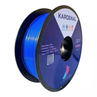 1 Kg 1.75mm Filamento Pla Premium Kardenal Color Azul Rey