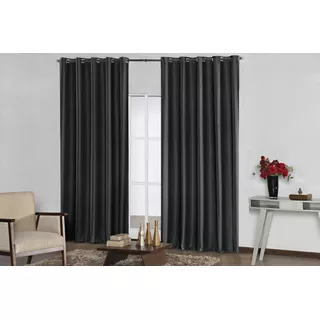 Cortina Blecaute Cortina Corta Luz Pvc  Cortina 4,20x2,80m Cor Preto