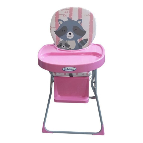 Silla De Comer Bebe Plegable Con Cinturon Baby & Co