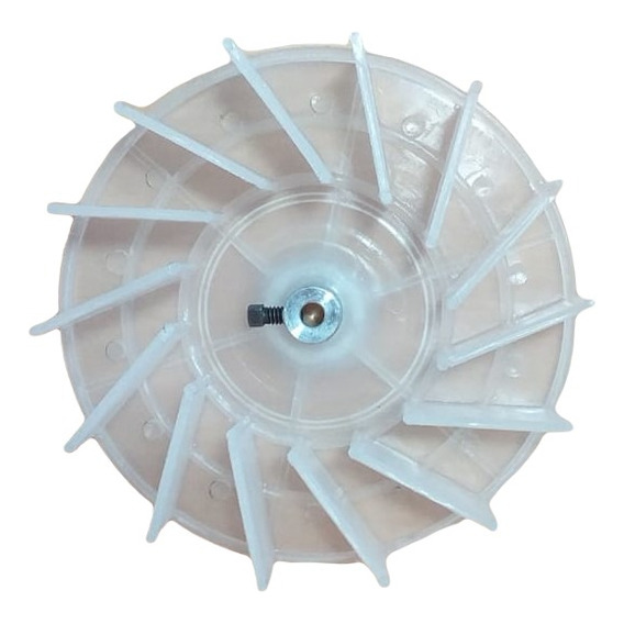 Turbina Plastica Para Extractor 17,5 Cm Diametro -eje 9,5 Mm