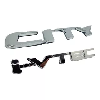Honda City Letras Traseras X2 Logos  City + Ivtec 