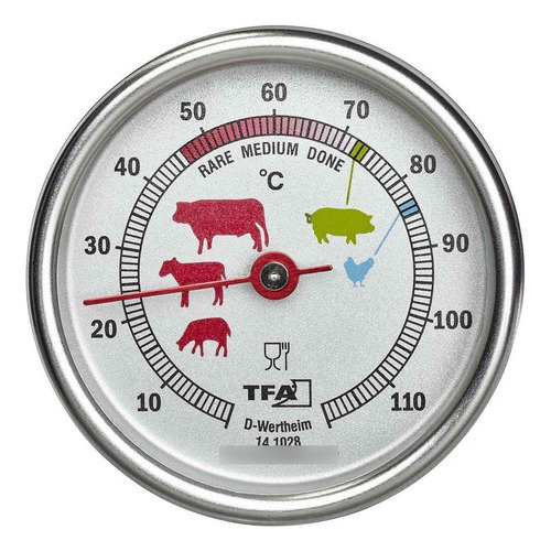 Termómetro Para Asados De Acero Inoxidable, Tfa, 14.1028