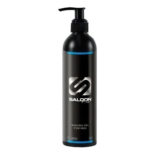  Saloon Plus Shaving Gel For Men Gel P/ Afeitar Barbería  1l