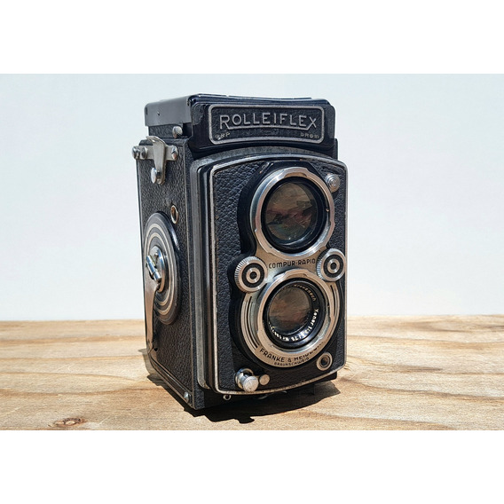 Camara Rolleiflex Schneider-kreuznach En Estuche Antigua 