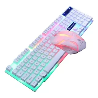 Kit Gamer Premium - Teclado + Mouse Led Rgb Master D280