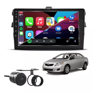 Kit Central Multimídia Mp5 9 Carplay Android Auto Corolla 