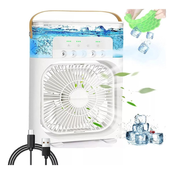 Climatizador portátil Kwalux Mini Ventilador blanco