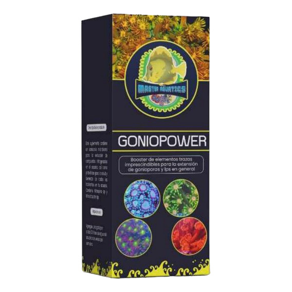 Master Aquatics Goniopower 50 Ml Alimento Para Corales 