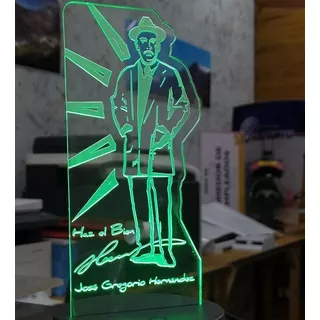 Lámparas Personalizad 3d Led Grabado Laser En Acrílico 
