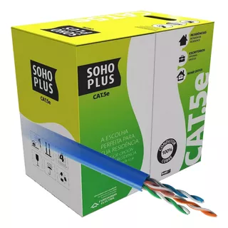 Cabo Lan Utp Rj45 Rede Furukawa Cat5e Cmx Rolo Com 100mts