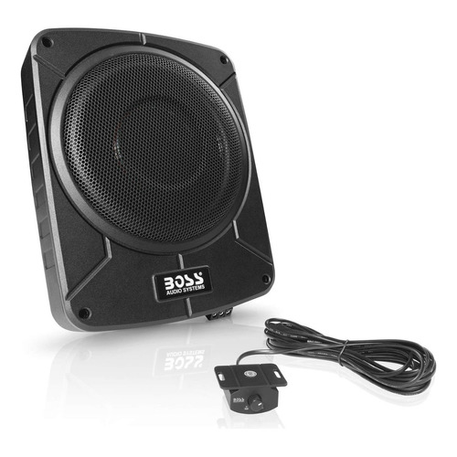 Boss Audio Bab10 Amplified Car Audio Subwoofer - 1200 Watts Max Power, Low Profile, 10 Inch Subwoofer, Remote Subwoofer Control, Great For Vehicles That Need Bass But Have Limited Space