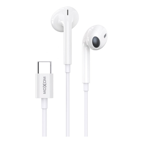 Audifonos Tipo C Manos Libre Auriculares Earphones Directos Color Blanco