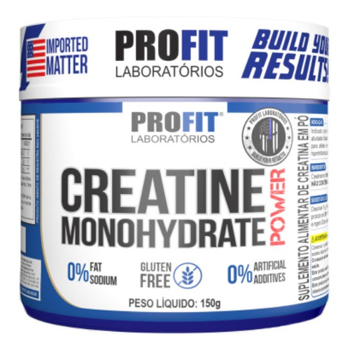 Suplemento en polvo ProFit Laboratórios  Creatine Monohydrate Power creatina monohidratada en pote de 150g