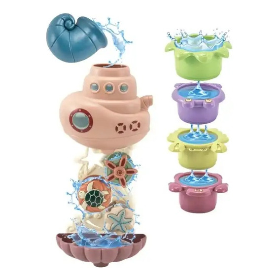 Juego Para  Bañera Agua Cascada De Animales Juego Del Baño