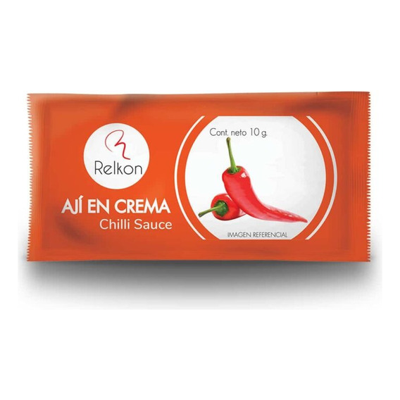 Sachet Ají En Crema De 10gr X 100 Unidades - Salsa De Aji