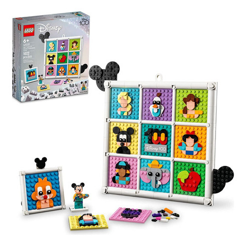 Kit De Construcción Lego Disney 100 Años De Iconos De La Animación 43221 3+
