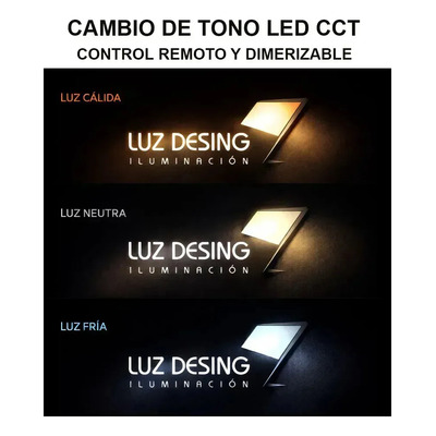 Aplique Plafón Led Orion Dorado Con Control Remoto Ld Dorado Interior