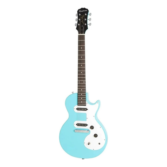Guitarra eléctrica Epiphone Les Paul SL de álamo 2017 pacific blue con diapasón de palo de rosa