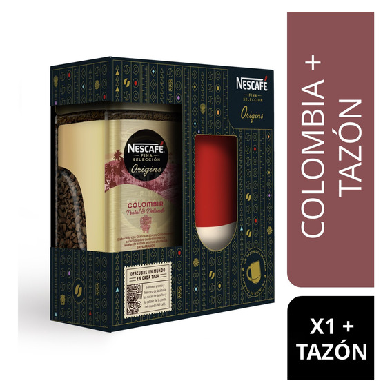 Café Nescafé® Fina Selección Colombia 100g  + Tazón