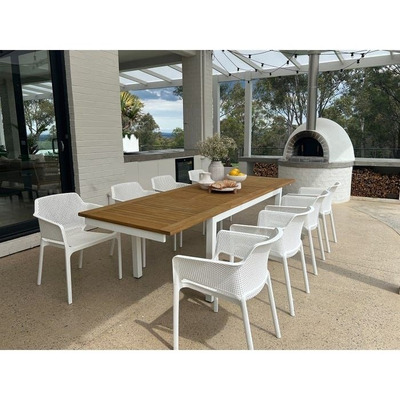 Silla Comedor Jardin Restaurant Exterior Polipropileno Netro