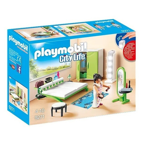 Figura Armable Playmobil Dormitorio Con Accesorios Cantidad de piezas 38