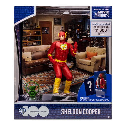 Mcfarlane Estatua:the Big Bang Theory - Sheldon Como Flash