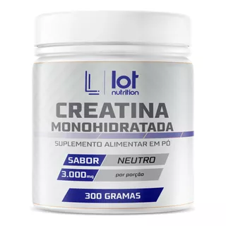 Creatina 300g Pó Sem Sabor Italabs Ganho De Força