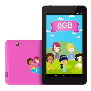 Tablet Infantil Princesinha Ht705 Android 7. 8gb Wi-fi +capa