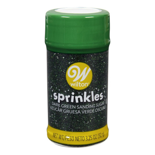 Azucar Perlada Colores 90 Gr Wilton Sprinkles Color Verde Oscuro