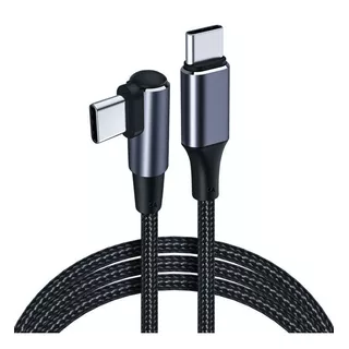 Cable Usb Tipo C A C Carga Rapida 100w Qc 5.0 Datos 2 Metro