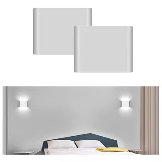 Lámpara De Pared Led Moderna Luz 2 Focos